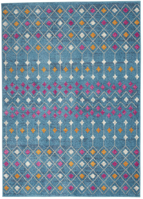 Nourison Passion Blue 53 X 73 Area Rug 805-142282 Image 0