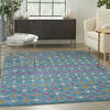 Nourison Passion Blue 53 X 73 Area Rug 805-142282 Thumb 3