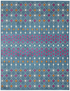 Nourison Passion Blue Rectangle 7x10 ft Polypropylene Carpet 142283