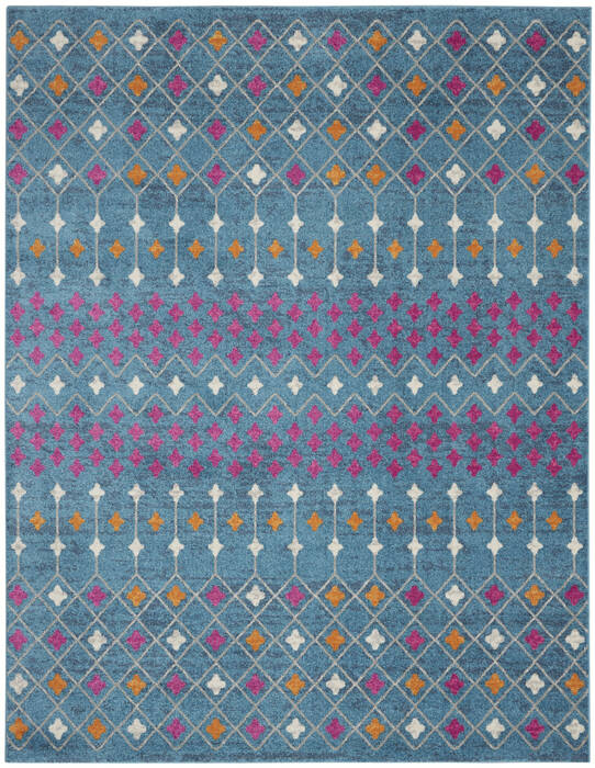 Nourison Passion Blue 80 X 100 Area Rug 805-142284 Image 0