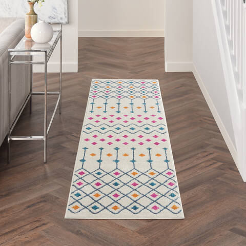 Nourison Passion Beige Runner 22 X 76 Area Rug 805-142286 Image 3