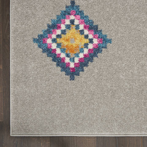 Nourison Passion Grey Runner 22 X 76 Area Rug 805-142292 Image 1