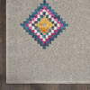 Nourison Passion Grey Runner 22 X 76 Area Rug 805-142292 Thumb 1