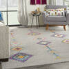 Nourison Passion Grey 80 X 100 Area Rug 805-142296 Thumb 3