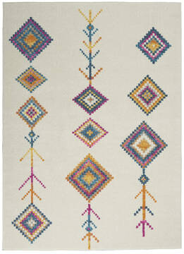 Nourison Passion Beige 5'3" X 7'3" Area Rug  805-142300