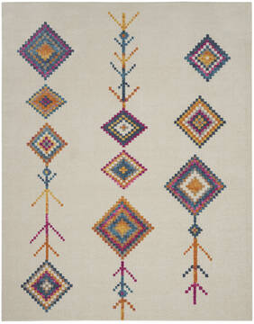 Nourison Passion Beige Rectangle 8x10 ft Polypropylene Carpet 142302
