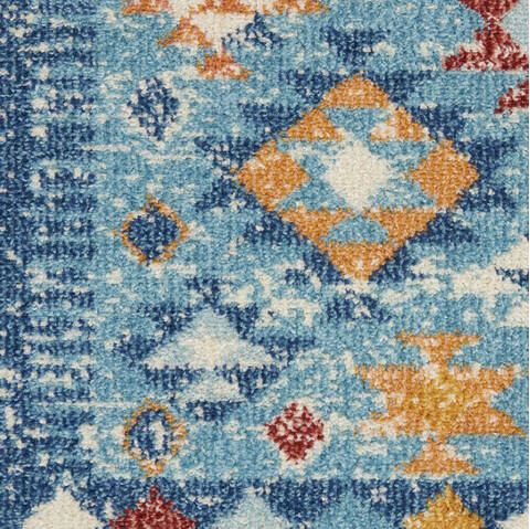 Nourison Passion Blue 53 X 73 Area Rug 805-142304 Image 5