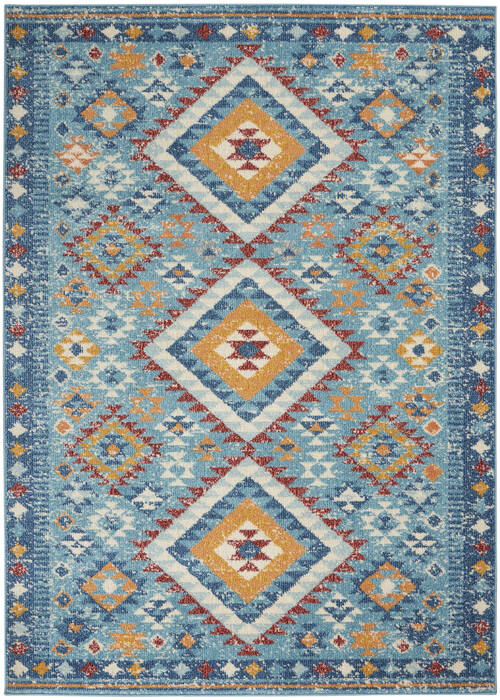 Nourison Passion Blue 53 X 73 Area Rug 805-142304 Image 0