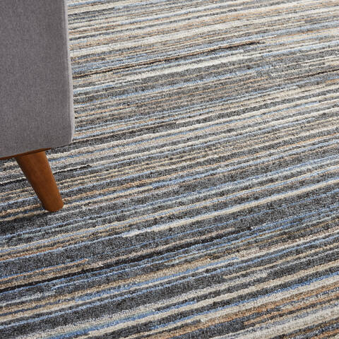 Nourison Plateau Blue 99 X 139 Area Rug 805-142311 Image 4