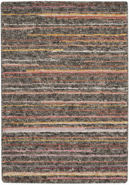 Nourison Plateau Grey Rectangle 2x3 ft Wool Carpet 142312