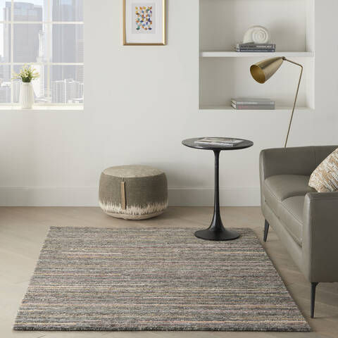 Nourison Plateau Grey 56 X 75 Area Rug 805-142313 Image 3