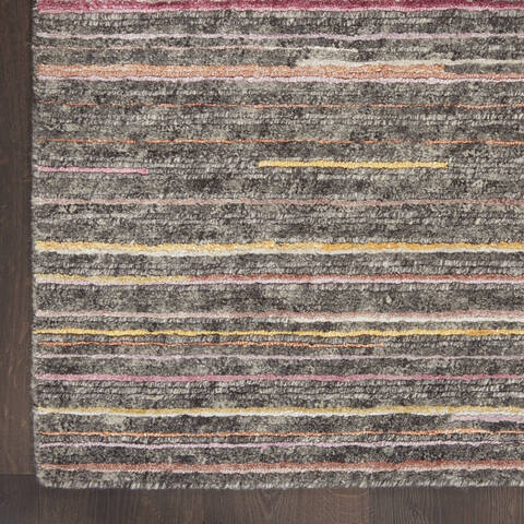 Nourison Plateau Grey 86 X 116 Area Rug 805-142315 Image 1
