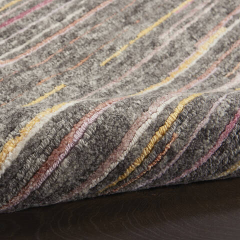Nourison Plateau Grey 86 X 116 Area Rug 805-142315 Image 2