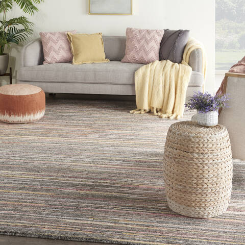 Nourison Plateau Grey 99 X 139 Area Rug 805-142316 Image 3