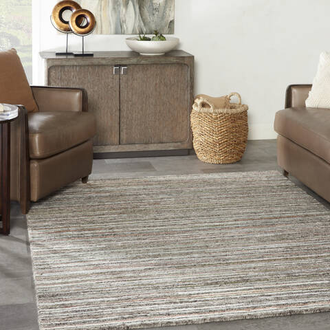 Nourison Plateau Grey 56 X 75 Area Rug 805-142318 Image 3