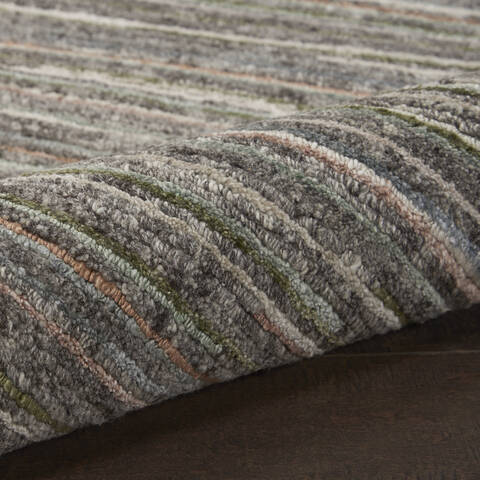 Nourison Plateau Grey 99 X 139 Area Rug  805-142321 Image 2