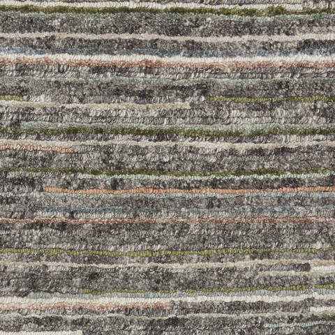 Nourison Plateau Grey 99 X 139 Area Rug  805-142321 Image 5