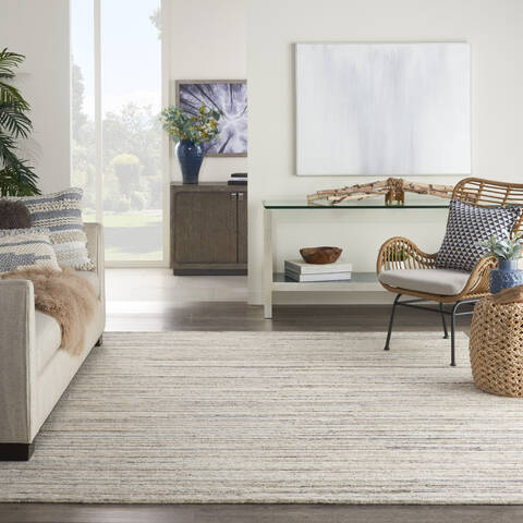 Nourison Plateau Beige 79 X 99 Area Rug 805-142324 Image 1