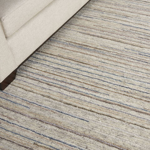 Nourison Plateau Beige 79 X 99 Area Rug 805-142324 Image 2