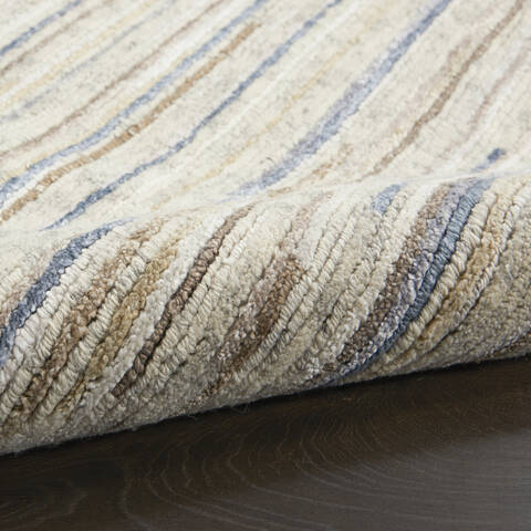Nourison Plateau Beige 86 X 116 Area Rug 805-142325 Image 2