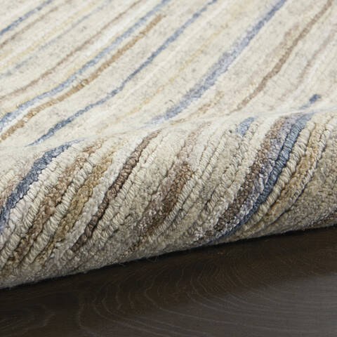 Nourison Plateau Beige 99 X 139 Area Rug 805-142326 Image 2