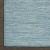 Nourison Positano Blue Runner 22 X 100 Area Rug  805-142327 Thumb 1