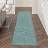 Nourison Positano Blue Runner 22 X 100 Area Rug  805-142327 Thumb 3