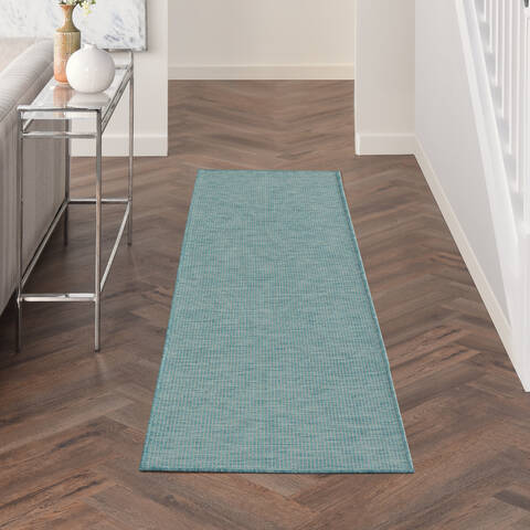 Nourison Positano Blue Runner 22 X 80 Area Rug 805-142329 Image 3