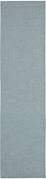 Nourison Positano Blue Runner 6 to 9 ft Polypropylene Carpet 142329