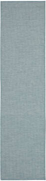 Nourison Positano Blue Runner 6 to 9 ft Polypropylene Carpet 142329