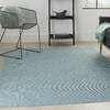 Nourison Positano Blue 40 X 60 Area Rug  805-142330 Thumb 3