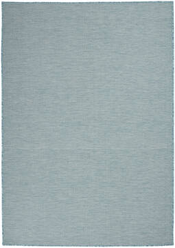 Nourison Positano Blue Rectangle 4x6 ft Polypropylene Carpet 142330
