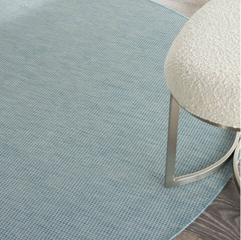 Nourison Positano Blue Round 60 X 60 Area Rug 805-142332 Image 4
