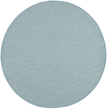 Nourison Positano Blue Round 6'0" X 6'0" Area Rug  805-142332