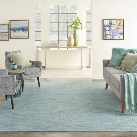 Nourison Positano Blue 80 X 100 Area Rug 805-142335 Image 3