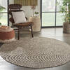 Nourison Positano Beige Round 60 X 60 Area Rug 805-142342 Thumb 3