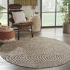 Nourison Positano Beige Round 60 X 60 Area Rug  805-142342 Thumb 3