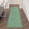 Nourison Positano Blue Runner 22 X 100 Area Rug  805-142347 Thumb 3