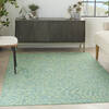 Nourison Positano Blue 40 X 60 Area Rug  805-142350 Thumb 3