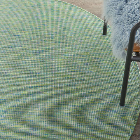 Nourison Positano Blue Round 60 X 60 Area Rug 805-142352 Image 4
