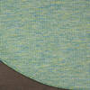 Nourison Positano Blue Round 80 X 80 Area Rug 805-142356 Thumb 1