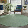 Nourison Positano Blue Round 80 X 80 Area Rug  805-142356 Thumb 3