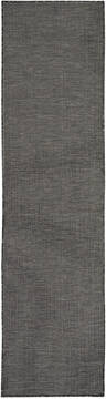 Nourison Positano Grey Runner 6 to 9 ft Polypropylene Carpet 142359
