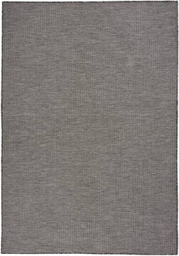 Nourison Positano Grey Rectangle 4x6 ft Polypropylene Carpet 142360