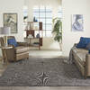 Nourison Positano Grey 60 X 90 Area Rug  805-142363 Thumb 3