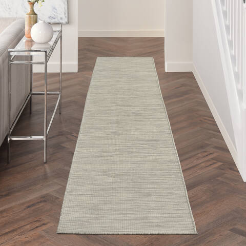 Nourison Positano Grey Runner 22 X 100 Area Rug 805-142367 Image 3