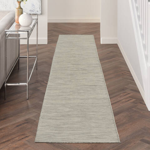 Nourison Positano Grey Runner 22 X 120 Area Rug 805-142368 Image 3