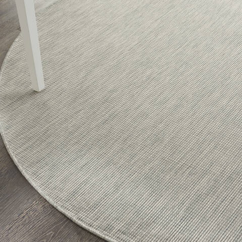 Nourison Positano Grey Round 60 X 60 Area Rug 805-142372 Image 4