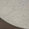 Nourison Positano Grey Round 60 X 60 Area Rug  805-142372 Thumb 1