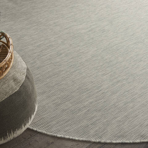 Nourison Positano Grey Round 80 X 80 Area Rug 805-142376 Image 4